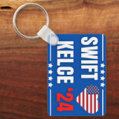 Porte-clés Swift Kelce 24 Heart (Recto)