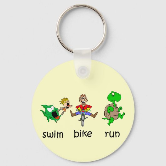 Porte-clés Swim Bike (Recto)