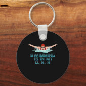 Porte-clés Swimming Is (Recto)