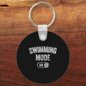 Porte-clés Swimming Mode On Funny Swimmer Gift Diver Coach (Recto)