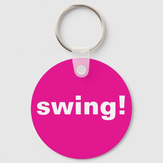 Porte-clés Swingthink, Hot Pink Golf Ball (Recto)
