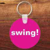 Porte-clés Swingthink, Hot Pink Golf Ball (Recto)