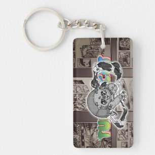 Porte-clés Swish-a-wssshh Actiony Turtlecat Manga Toned