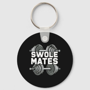 Porte-clés Swole Mates Powerliflifting Gym entraînement Swole