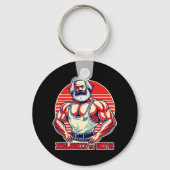 Porte-clés Swoleunists Unite Funny Communist Gym Bodybuilder (Recto)