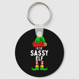 Porte-clés Sy Elf tenue de Noël assortie pour la famille
