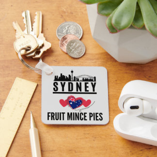 Porte-clés Sydney Love Fruit Mince Pies Cityscape