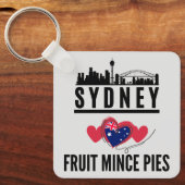 Porte-clés Sydney Love Fruit Mince Pies Cityscape (Recto)