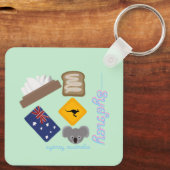 Porte-clés sydney, porte - clé aus (Verso)