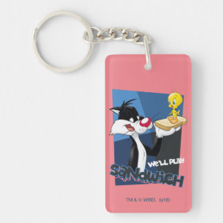 Porte-clés SYLVESTER™ & TWEETY™ "Nous allons jouer au sandwic