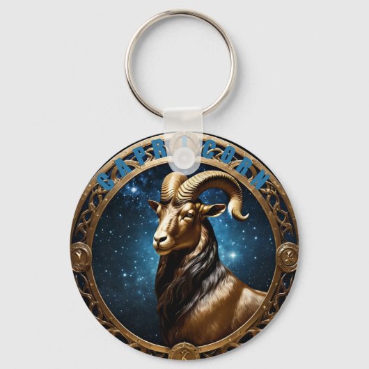 Porte-clés Symbole astrologique de Capricorne (Recto)