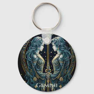 Porte-clés Symbole astrologique de Gemini