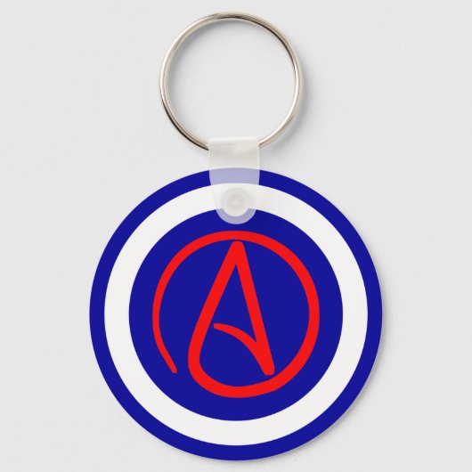 Porte-clés Symbole athée porte - clé (Recto)