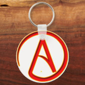Porte-clés Symbole athéisme (Recto)