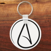 Porte-clés Symbole athéisme (Recto)