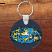 Porte-clés Symbole Batman | Logo Classic Collage (Recto)