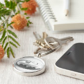 Porte-clés Symbole Batman | Logo de dessin insignia (Côté)