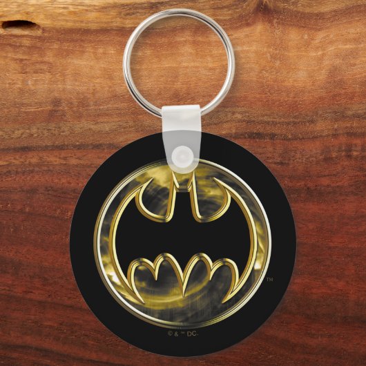 Porte-clés Symbole Batman | Logo Or (Recto)
