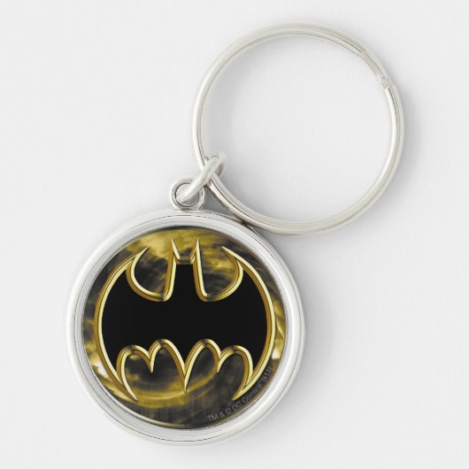 Porte-clés Symbole Batman | Logo Or (Devant)