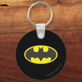 Porte-clés Symbole Batman | Logo Oval de chauve-souris (Recto)