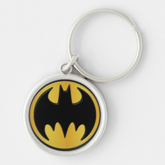 Porte-clés Symbole Batman | Logo rond classique (Devant)