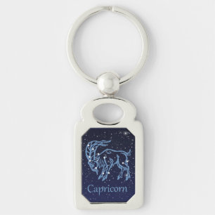 Porte-clés Symbole Capricorne Constellation et Zodiaque avec 