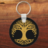 Porte-clés Symbole celtique de l'arbre de vie (Recto)