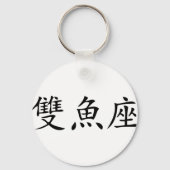 Porte-clés symbole chinois poisson (Recto)