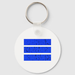 Porte-clés Symbole cool 3 lignes Uniformité et harmonie col