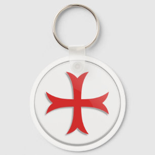 Porte-clés Symbole croisé de Templar du chevalier