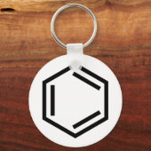 PORTE-CLÉS SYMBOLE D'ANNEAU BENZENE (Recto)