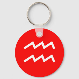 Porte-clés Symbole d'Aquarius