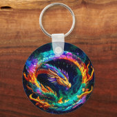 Porte-clés Symbole d'art du dragon Ouroboros (Verso)