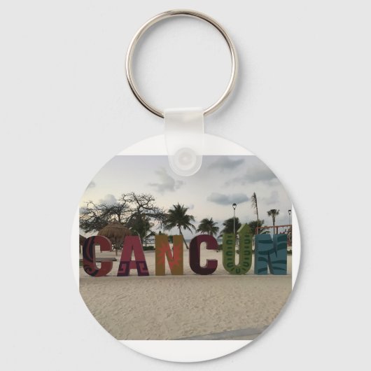 Porte-clés Symbole de Cancun - Playa Delfines, Porte - clé du (Recto)