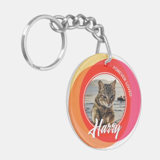 Porte-clés Symbole de conservation de l'animal de compagnie (Devant gauche)