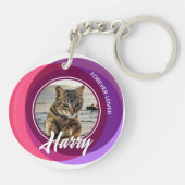 Porte-clés Symbole de conservation de l'animal de compagnie (Dos)