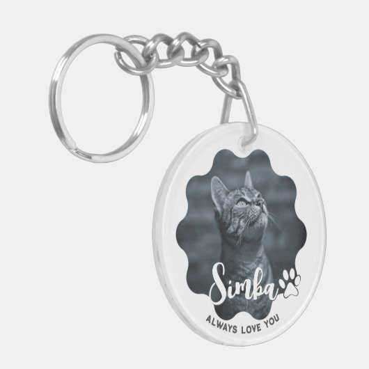 Porte-clés Symbole de conservation de l'animal de compagnie (Devant gauche)