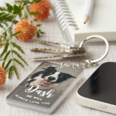 Porte-clés Symbole de conservation de l'animal de compagnie (Devant droit)