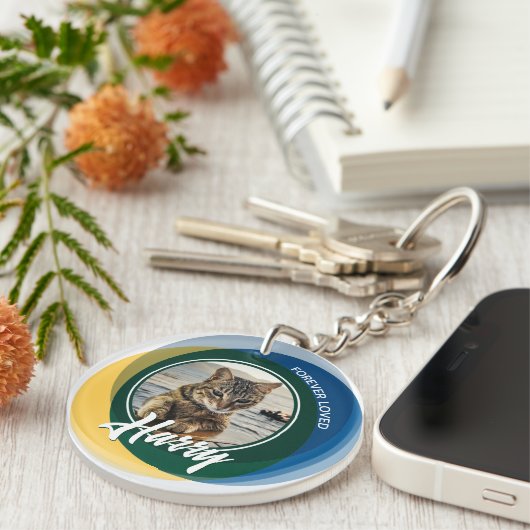 Porte-clés Symbole de conservation de l'animal de compagnie (Devant droit)