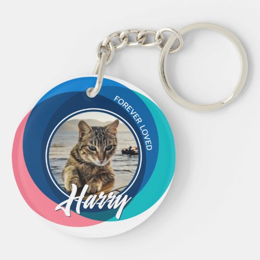 Porte-clés Symbole de conservation de l'animal de compagnie (Dos)