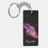 Porte-clés Symbole de constellation Zodiaque Galaxy Aries (Devant gauche)