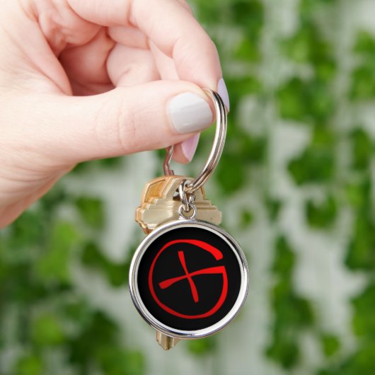 Porte-clés Symbole de Geocaching (main)