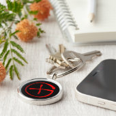 Porte-clés Symbole de Geocaching (Côté)