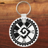 Porte-clés Symbole de la déité maya Hunab Ku (Recto)