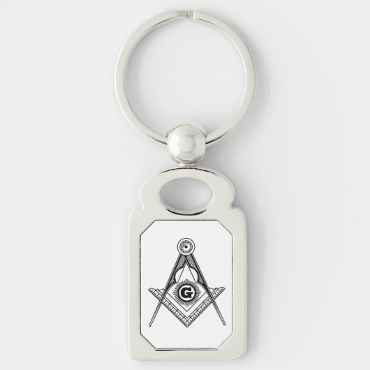 Porte-clés symbole de la franc-maçonnerie (Devant)