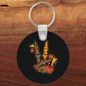 Porte-clés SYMBOLE DE LA MAIN DE Squelette Turquie Jour de l' (Recto)