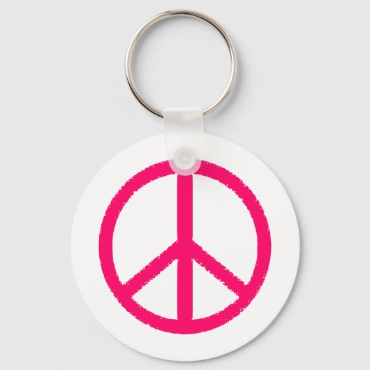 Porte-clés symbole de la paix (Recto)