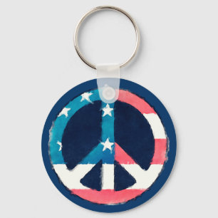 PORTE-CLÉS SYMBOLE DE LA PAIX AMÉRICAINE