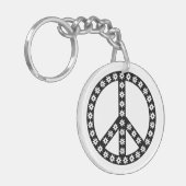 Porte-clés Symbole de la paix de Daisy (Devant gauche)