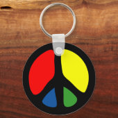 Porte-clés SYMBOLE DE LA PAIX Super Hippie (Recto)